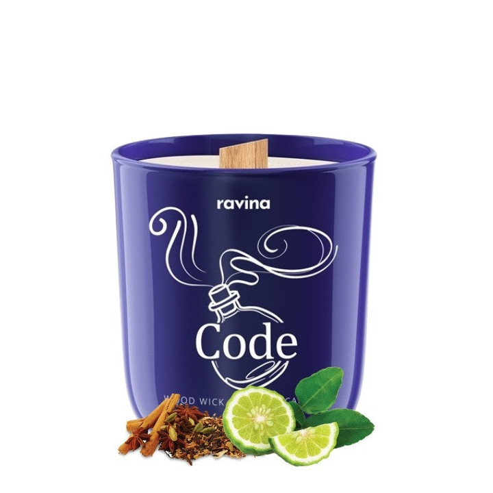 sviečka Code - 175 g - inšpirovaná pánskou vôňou Armani Code