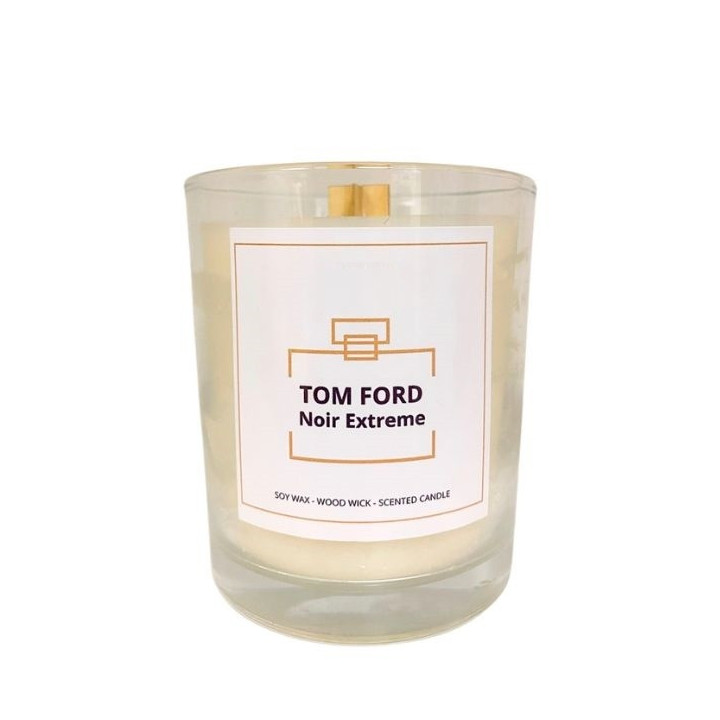 sviečka E163 - 180 g - inšpirované vôňou parfému Tom Ford Noir Extreme