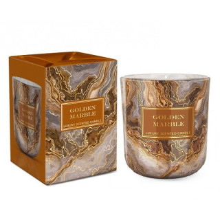 Golden marble - 150 g - sviečka Golden marble