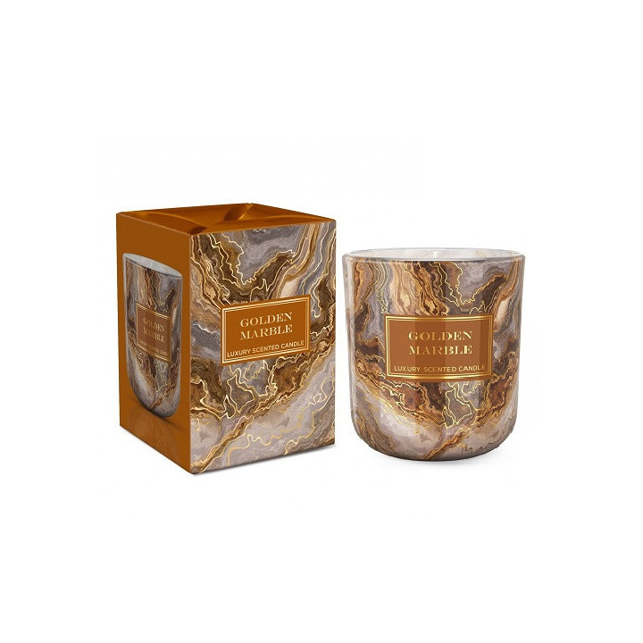 Golden marble - 150 g - sviečka Golden marble