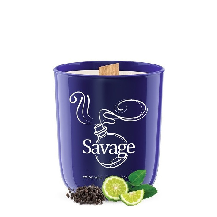 sviečka Savage - 175 g - inšpirovaná vôňou Dior Sauvage