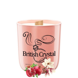 sviečka British Crystal - 175 g - inšpirované vôňou parfému Versace Bright Crystal